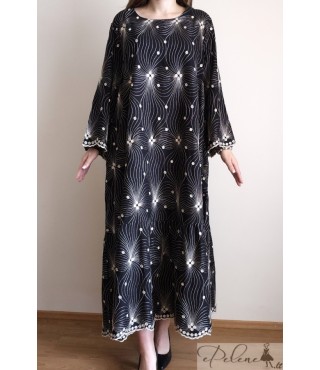 Nauja DW puošni siuvinėta suknelė